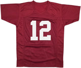 ALABAMA JOE NAMATH AUTOGRAPHED SIGNED MAROON JERSEY "WILLIE" PSA/DNA 243280