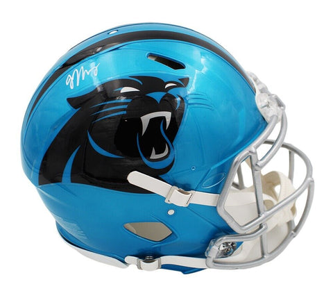 Jonathan Mingo Signed Carolina Panthers Speed Authentic Flash NFL Helmet