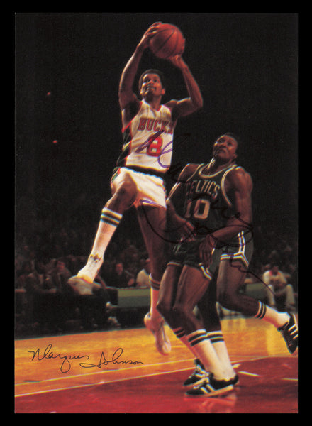 Marques Johnson Autographed Signed 5x7 Photo Milwaukee Bucks SKU #237898