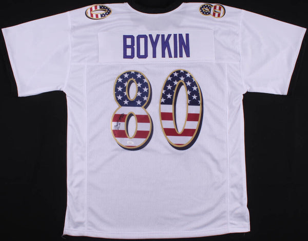 Miles Boykin Signed Baltimore Ravens "American Flag" Jersey (JSA COA)