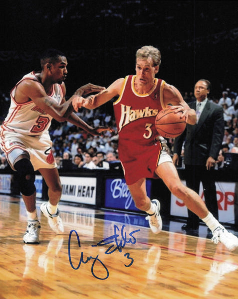 Craig Ehlo Autographed Signed 8x10 Photo Atlanta Hawks SKU #245660