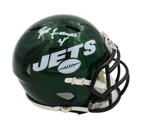 Brett Favre Signed New York Jets Speed NFL Mini Helmet