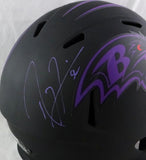Ray Lewis Autographed Baltimore Ravens F/S Eclipse Speed Helmet - Beckett Auth