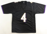 Zay Flowers Signed Baltimore Ravens Black Jersey (JSA) Ex-Boston College / WR