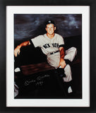 Yankees Mickey Mantle 1956 Authentic Signed 16x20 Framed Photo BAS #AC33452