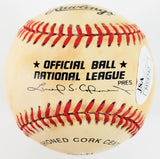 Ron Santo Signed NL Leonard Coleman Baseball (JSA) Chicago Cubs HOF /3rd Baseman