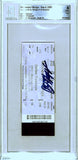 Adrian Peterson Signed Minnesota Vikings Ticket Stub 09/04/09 Becket Slab 43236