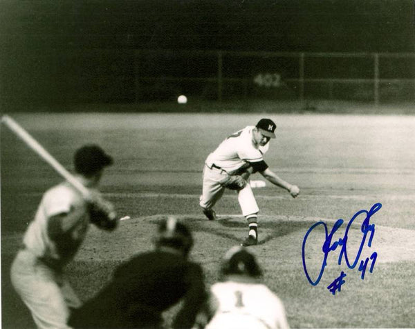 1953-60 Milwaukee Braves JOEY JAY Signed 8x10 Photo #1 AUTO - 2 x All Star