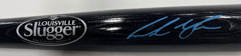 Brewers Infielder ANDREW VAUGHN Signed Louisville Slugger Black Bat AUTO - JSA