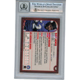 Ray Lewis Autographed 1999 Bowman Chrome #27 Trading Card Beckett 53000