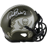 Ronde Barber Autographed Tampa Bay Buccaneers 22 STS Mini Helmet Beckett 49225