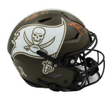 Rob Gronkowski and Mike Evans Signed Tampa Bay Buccaneers Speed Flex STS Helmet