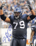 Red Bryant Autographed Signed 8x10 Photo Seattle Seahawks MCS Holo #63121