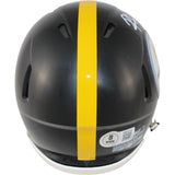 Roman Wilson Autographed Pittsburgh Steelers Mini Helmet Beckett Witness 53687