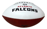 Michael Vick Signed Atlanta Falcons Logo Football (Beckett) 4xPro Bowl Q.B.