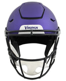 Vikings Justin Jefferson Authentic Signed Speed Flex Full Size Helmet BAS Wit