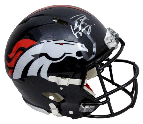 Peyton Manning Autographed Full Size Authentic Football Helmet Broncos Fanatics