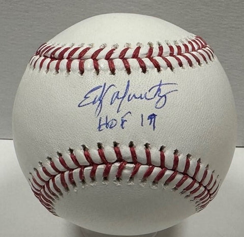 Mariners EDGAR MARTINEZ Signed Official MLB Baseball AUTO w/ "HOF 19" - JSA