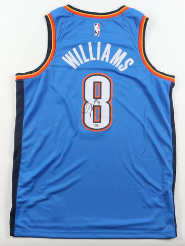 Jalen Williams Signed Oklahoma City Thunder Jersey (PSA) Thunder Power Forward