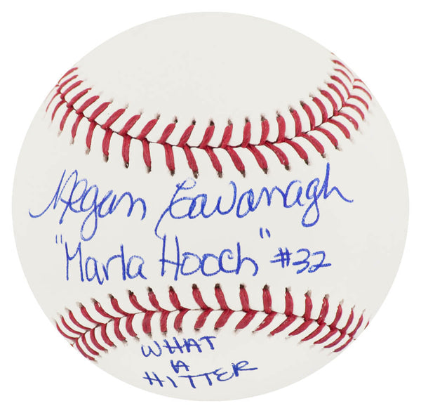 Megan Cavanagh Signed Rawlings Official MLB Baseball w/2-INSC - (SCHWARTZ COA)