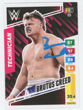 Brutus Creed WWE Authentic Signed 2024 Panini #99 Card Autographed BAS #BS86647