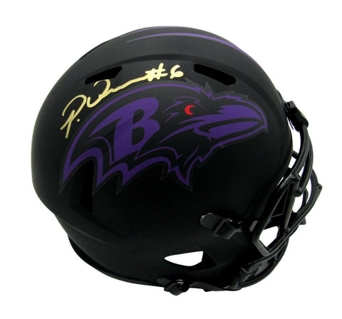 Patrick Queen Signed Ravens Eclipse Full Size Replica Helmet Beckett 164072
