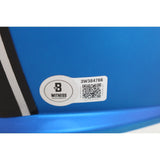 Calvin Johnson Autographed Detroit Lions F/S 24 Alt Helmet Beckett Witness 51788