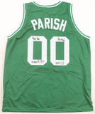 Robert Parish Signed Celtics Jersey "The Chief", "NBA 50/75, & HOF 03" (JSA COA)