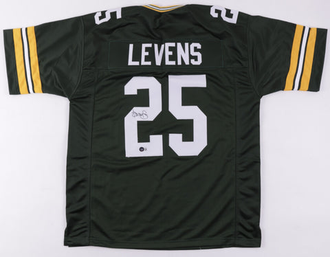 Dorsey Levens Signed Packers Jersey (Beckett) Green Bay Running Back 1994-2001