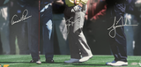 Tiger Woods, Jack Nicklaus & Arnold Palmer Autographed 16" x 20" Photograph UDA