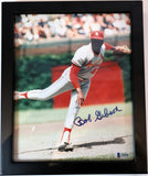Bob Gibson Autographed 8x10 Photo Framed Beckett COA