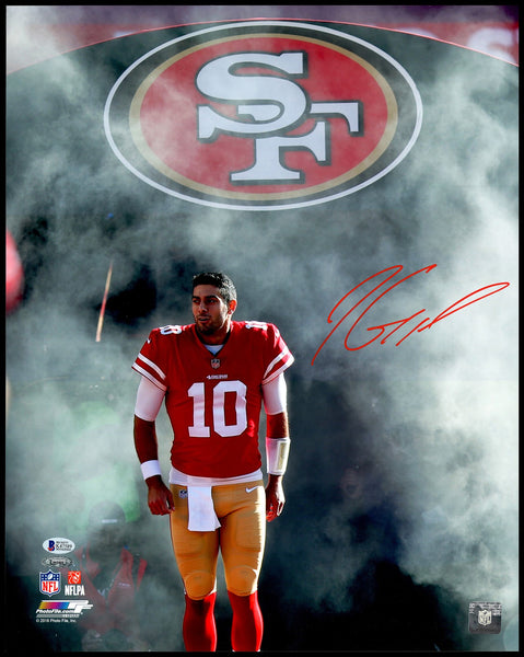 Jimmy Garoppolo Autographed 16x20 Photo San Francisco 49ers Beckett BAS #K47589