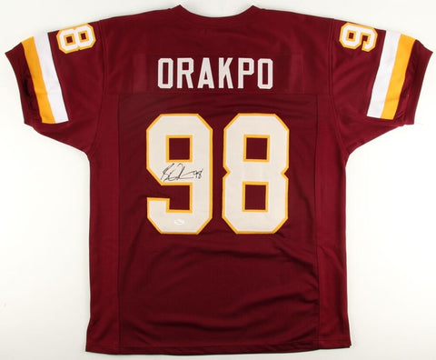 Brian Orakpo Signed Redskins Jersey (JSA) 4x Pro Bowl (2009, 2010, 2013, 2016)
