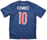 Ousmane Dembele Signed Paris-Saint Germain Home Soccer Jersey #10 - Beckett *L