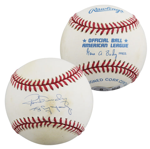 Yankees Ron Guidry 78 Cy Young Authentic Signed Budig OAL Baseball BAS #BV01134