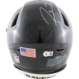 Ray Lewis Autographed Baltimore Ravens SpeedFlex Helmet Beckett Witness 50768