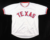 Jeff Burroughs Signed Texas Rangers Home Jersey Inscribed "74 AL MVP" (Schwartz)