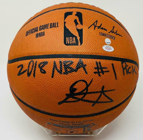 Deandre Ayton Autographed 2018 NBA #1 Pick Authentic Basketball GDL LE 18/22