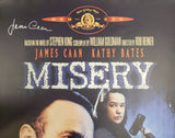 JAMES CAAN AUTOGRAPHED 27X39 MISERY MOVIE POSTER BECKETT BAS STOCK #192605