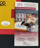 Spud Webb Signed Atlanta Hawks Jersey (JSA COA) 1986 Slam Dunk Champ / 5ft. 6in.