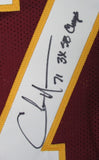 Charles Mann Signed/Inscribed Custom Football Jersey Redskins JSA 200845