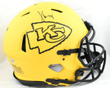Xavier Worthy Signed Kansas City Chiefs F/S Rave Speed Authentic Helmet-Fanatics