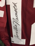 Joe "Willie" Namath Signed Alabama Stat Jersey / Super Bowl III MVP / Jets / JSA