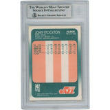 John Stockton Autographed 1988 Fleer #115 Slabbed Trading Card Beckett 53123