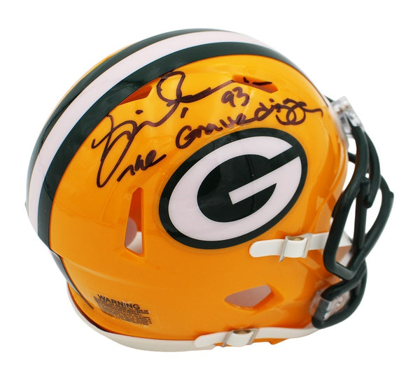 Gilbert Brown Signed Green Bay Packers Speed NFL Mini Helmet w- The Gravedigger