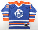 Grant Fuhr Signed Edmonton Oilers Mitchell & Ness Jersey (Beckett) 5xS.Cup Champ