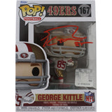 George Kittle Autographed San Francisco 49ers Funko Pop! #167 Beckett 42380
