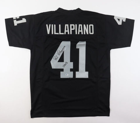Phil Villapiano Signed Oakland Raiders Jersey Inscribed "SB XI" (Beckett) L.B.