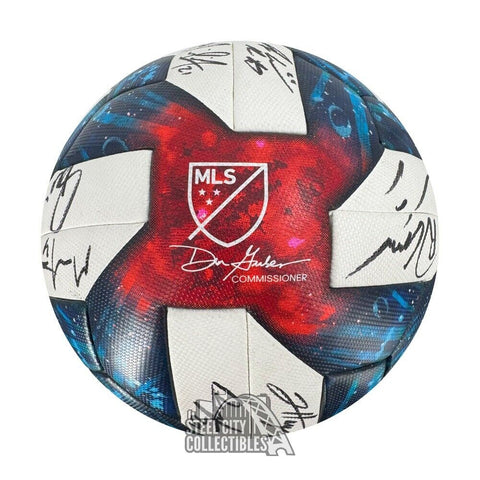 2019 FC Dallas Autographed Match Used Soccer Ball - BAS/Fanatics LOA (23 Sigs)