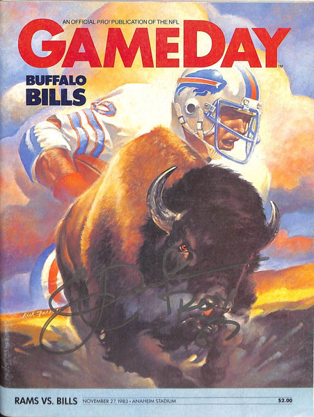 Eric Dickerson Signed Los Angeles Rams 11/27/83 Magazine Beckett 42550